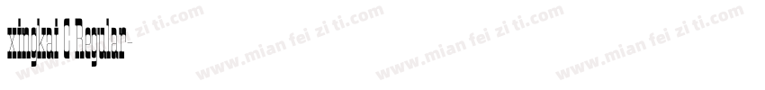 xingkai C Regular字体转换